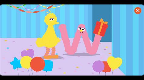 PBS Kids Sesame Street Letter Dance Party - YouTube