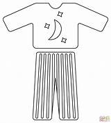 Pajama coloring Page  Free Printable Coloring Pages sketch template