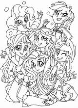 Coloring Pages Of My Little Pony Equestria Girls Sunset Shimmer sketch template