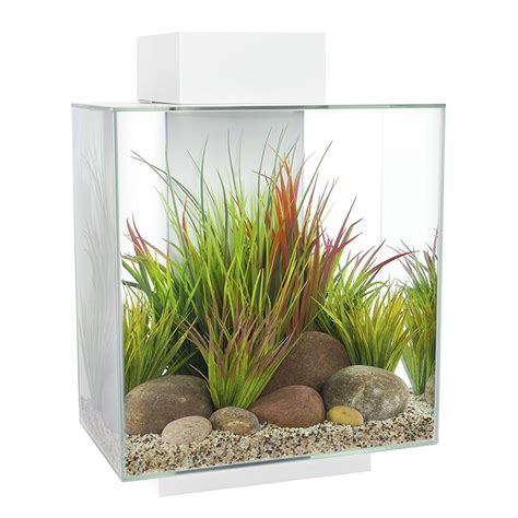 Fluval EDGE LED Aquarium Set 46L Color White Aquarium Line - Aquarium Store