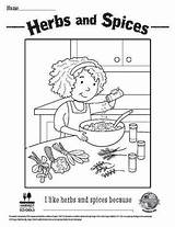 Herbs And Spices  Food Hero Educational Resources sketch template