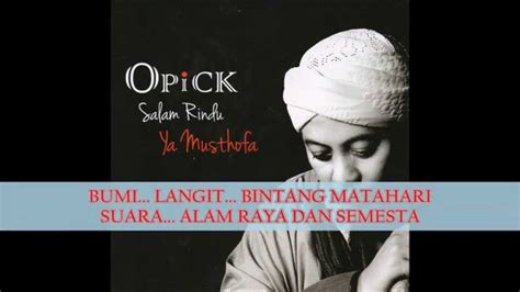 Opick - Salam Rindu Ya Musthofa (Lyric Video) HD - YouTube