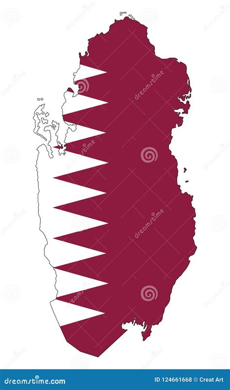 Qatar Map World Royalty Free Vector Image Vectorstock - vrogue.co