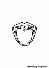 Tongue Taste Coloring Page sketch template
