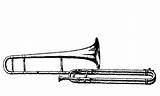 Trombone Coloring Pages sketch template