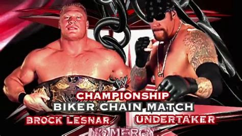 On this day in pro wrestling history (10/19): Undertaker vs. Brock Lesnar in a biker chain match