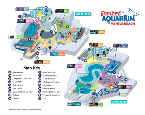 Ripley's Aquarium Map and Brochure (2024 - 2020) | ThemeParkBrochures.net