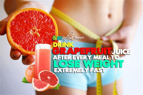 Struggling to Lose Weight? Drink Grapefruit Juice after Every Meal to ...