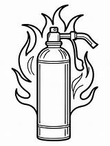 Fire extinguisher coloring book Pages For Children And Adults With  sketch template
