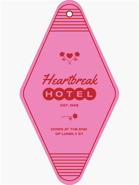 Elvis Presley Heartbreak Hotel, Maximalist Art, Adult Valentines, Key Tattoo, Motel Room, Retro ...
