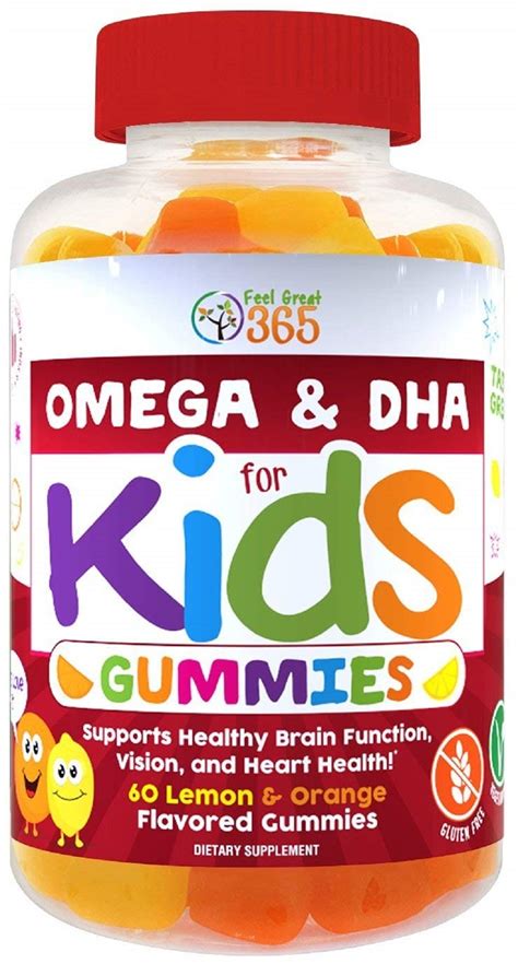 Complete DHA Gummies for Kids Supports Healthy Brain Function, Vision ...