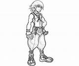 Kingdom Hearts Riku Coloring Pages Coloring sketch template