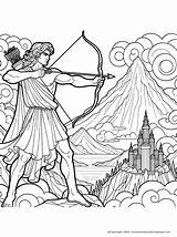 Apollo Coloring Printouts • Greek Gods & Goddesses sketch template
