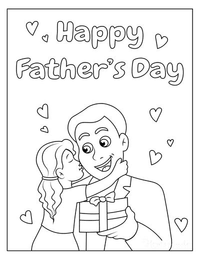 happy father s day coloring pages for kids - happy father s day ...