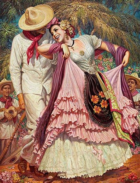 Mexican town fair day dancers | Mexican culture art, Mexican art, Mexican paintings