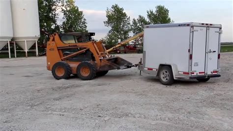 Clamp On Trailer Hitch for Bobcat, skidsteer or tractor. - YouTube