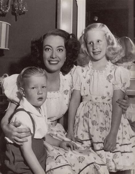 Joan Crawford and her two of her adopted children Christopher ...