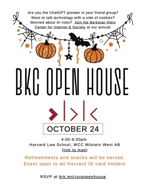 BKC 2023 Fall Open House | Berkman Klein Center