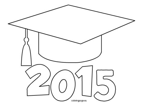 Graduation cap 2015 | Coloring Page | Graduation cap, Graduation picture boards, School coloring ...