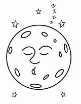 Full Moon Coloring Page sketch template