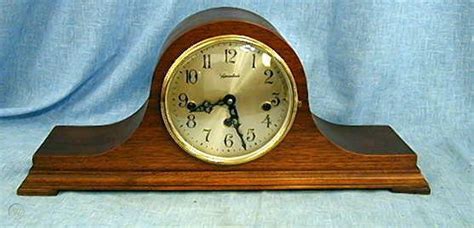 HERSCHEDE ANTIQUE MANTLE CLOCK WESTMINSTER CHIME MINT | #39623275