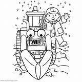 Bob The Builder Coloring Pages Dizzy Is Working  XColoringscom sketch template