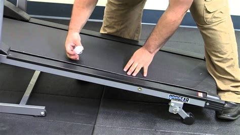 Lubricating Belt on Treadmills - YouTube