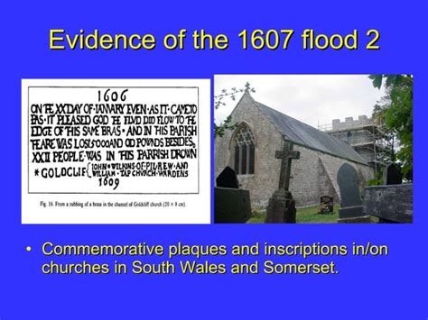 The 1607 Flood: A Tsunami in the Bristol Channel?