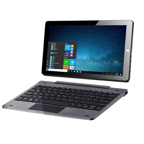 10.1 " Windows 10 Tablet PC Ordinateur Portable à écran Tactile 2 en 1 avec Clavier Amovible ...