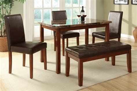 26 Big & Small Dining Room Sets with Bench Seating