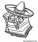 Simple Cinco de Mayo Coloring Page  Free Printable Pages sketch template