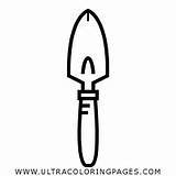 Garden Trowel Coloring Pages For Kids  Free sketch template