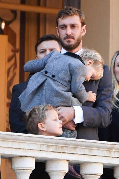 Pierre Casiraghi and his son Stefano Casiraghi attend Monaco National ...