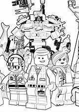 The Lego Movie Emmet Coloring Pages sketch template