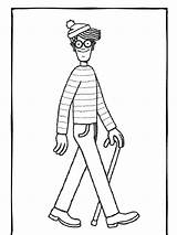 Wheres Waldo Coloring Pages  Nation sketch template
