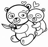 Panda Printable Coloring Page  Free Pages For Kids sketch template
