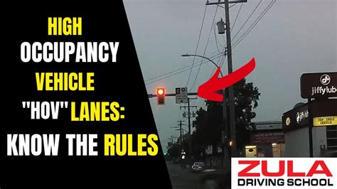 Understanding HOV Lanes: Navigating Rules and Exceptions - YouTube