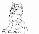 Wolf Pup Coloring Pages At GetColoringscom  Free Printable Colorings sketch template