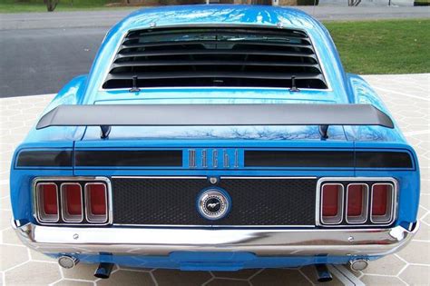 Grabber Blue 1970 Mach 1 Ford Mustang Fastback