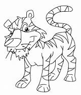 Cartoon Tiger coloring Page  Download Print Or Color Online For Free sketch template
