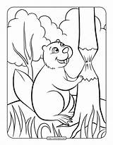 beaver coloring page Beaver pages Animals Teeth beavers  sketch template