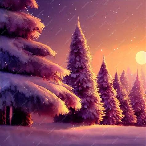 Free download Premium Photo Christmas landscape wallpaper beautiful ...