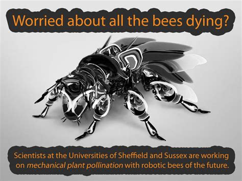 The Future? Mechanical plant pollination with robotic bees