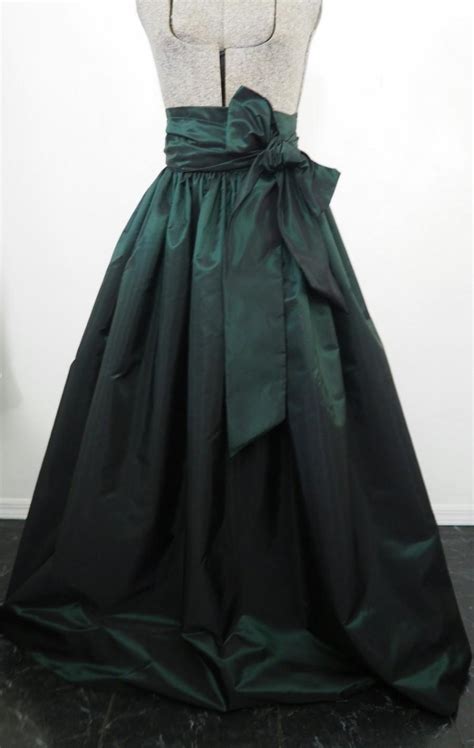 Floor Length Taffeta Ball Gown Skirt With Removable Sash #2658542 - Weddbook