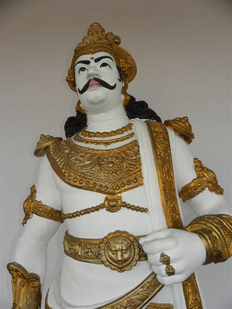 Hyderabad, India - January 1, 2009 Statue of Duryodhana at Ramoji Film City Editorial Photo ...