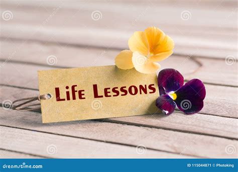 Life lessons tag stock image. Image of education, learn - 115044871