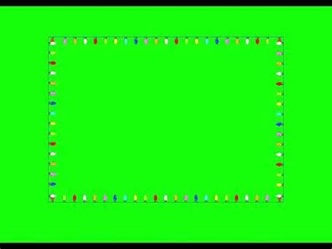 Christmas light green screen - YouTube