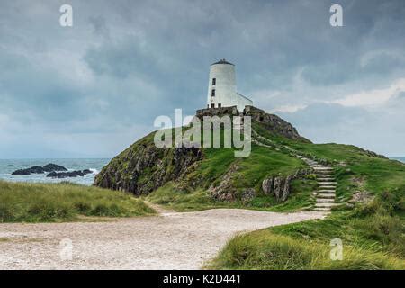 Ty Mawr Lighthouse, Llanddwyn Island, Anglesey, Wales, UK Stock Photo ...