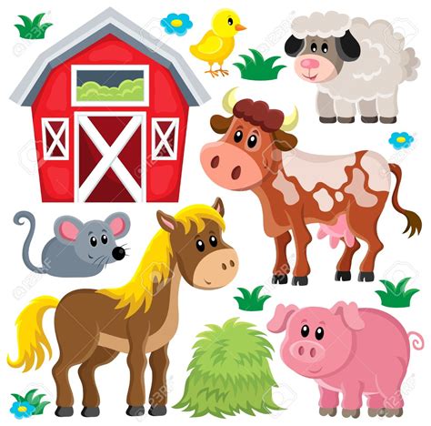 Printable Farm Animals Clipart - Printable Word Searches