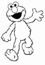 Elmo coloring Pages To Download And Print For Free sketch template